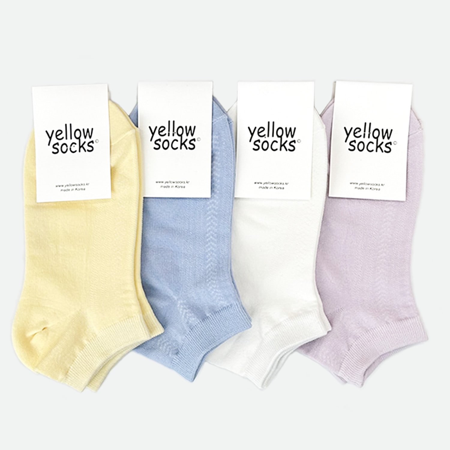ANKLE SOCKS PUNCHING 4 COLOR SET 앵클삭스 펀칭 4컬러 세트